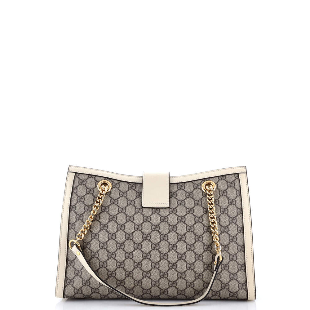 Gucci Padlock Chain Tote Gg Coated #203632G17B - Picture 3 of 6